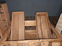 Lot 54 - houten kistjes en plankjes. 10 stuks - afbeelding 3 van  4