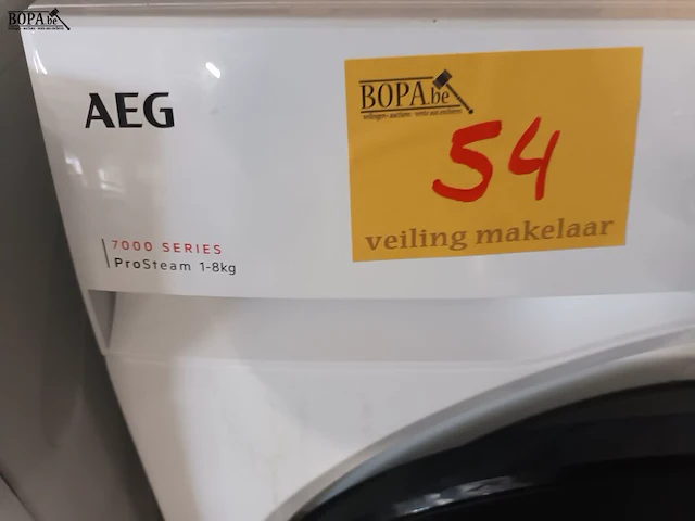 Lot 54 - wasmachine aeg prosteam 7000 - afbeelding 2 van  4