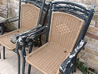 Lot 540 - tuinstoel. 4 stuks - afbeelding 2 van  4