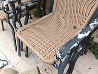 Lot 540 - tuinstoel. 4 stuks - afbeelding 4 van  4