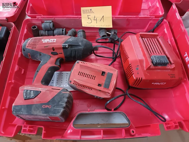 Lot 541 - accu slagmoersleutel hilti - afbeelding 1 van  4