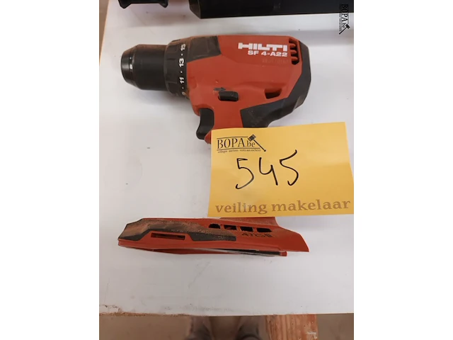 Lot 545 - accu schroefboormachine hilti - afbeelding 1 van  2