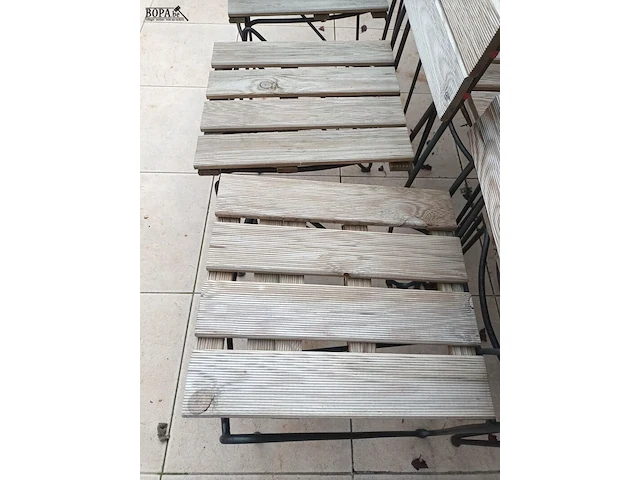 Lot 546 - tuinstoel. 6 stuks - afbeelding 5 van  5