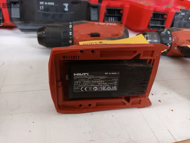 Lot 547 - accu schroefboormachine hilti - afbeelding 2 van  2