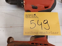 Lot 549 - accu schroefboormachine hilti - afbeelding 1 van  2