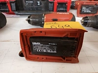 Lot 549 - accu schroefboormachine hilti - afbeelding 2 van  2