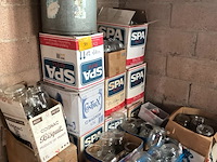 Lot 549 - lot inmaakbokalen met inmaakketel en haken en rubber dichtin - afbeelding 1 van  5