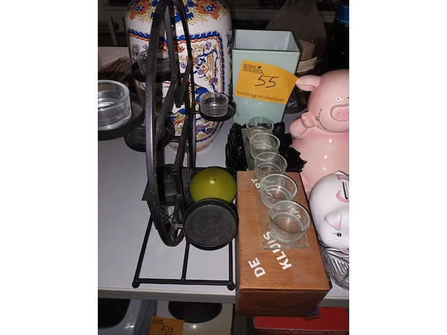 Lot 55 - decoratie. 11 stuks - afbeelding 3 van  4