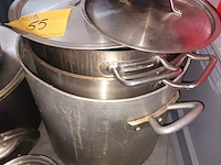 Lot 55 - kookpotten. 8 stuks - afbeelding 3 van  4