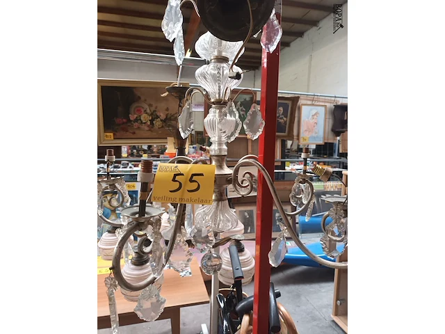 Lot 55 - kristallen luster - afbeelding 1 van  5