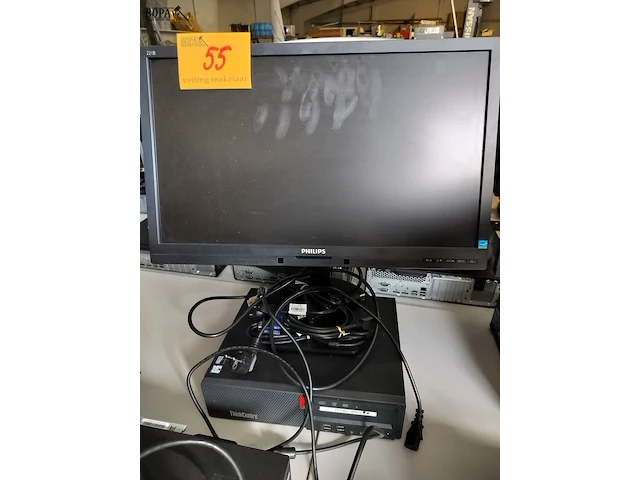 Lot 55 - lenovo thinkcentre computer - afbeelding 1 van  1