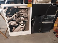 Lot 55 - reclame borden fratelli rossetti. 2 stuks - afbeelding 1 van  5