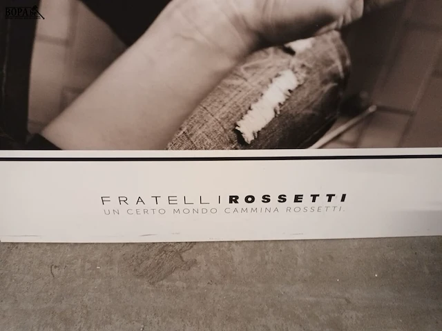 Lot 55 - reclame borden fratelli rossetti. 2 stuks - afbeelding 3 van  5