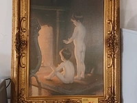 Lot 55 - reproductie in kader - afbeelding 1 van  3