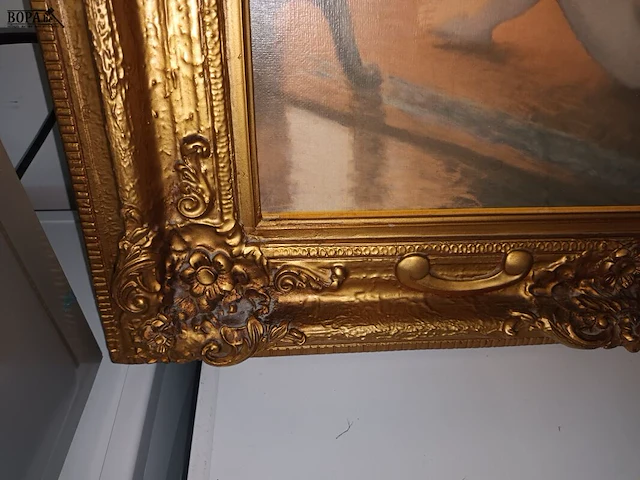 Lot 55 - reproductie in kader - afbeelding 3 van  3