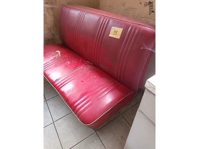 Lot 55 - retro zitbank - afbeelding 2 van  5