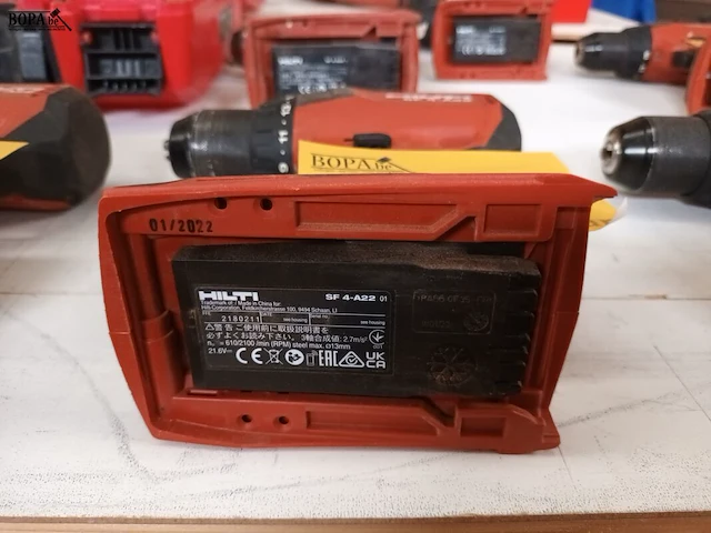 Lot 550 - accu schroefboormachine hilti - afbeelding 2 van  2