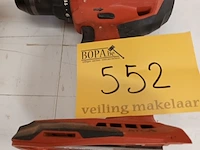 Lot 552 - accu schroefboormachine hilti - afbeelding 1 van  2