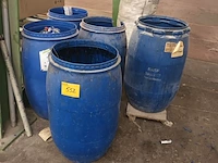 Lot 552 - blauwe pvc ton. 14 stuks - afbeelding 1 van  4