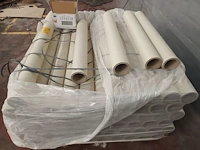 Lot 553 - pallet met kartonnen buizen. 2 stuks - afbeelding 4 van  4