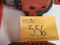 Lot 556 - accu schroefboormachine hilti - afbeelding 1 van  2