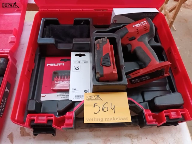 Lot 564 - accu slagschroefmachine hilti - afbeelding 1 van  4