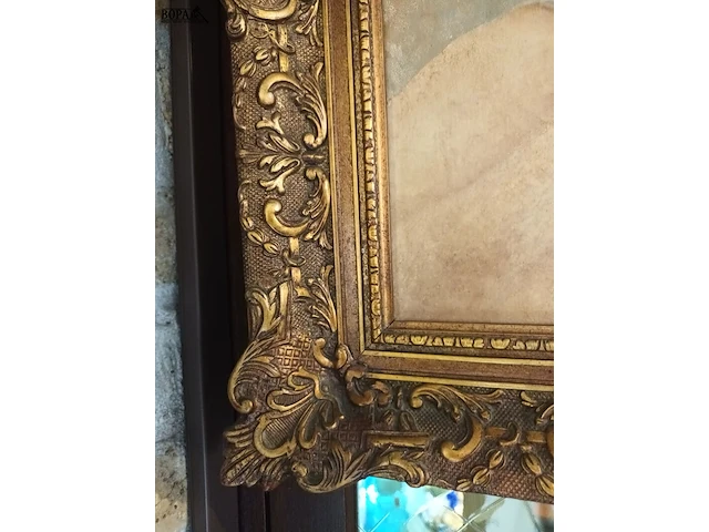 Lot 566 - schilderij met poezen - afbeelding 4 van  6