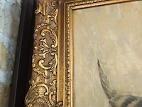 Lot 566 - schilderij met poezen - afbeelding 5 van  6