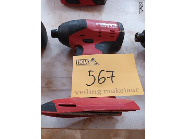 Lot 567 - accu slagschroefmachine hilti - afbeelding 1 van  2