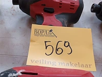 Lot 569 - accu slagschroefmachine hilti - afbeelding 1 van  2