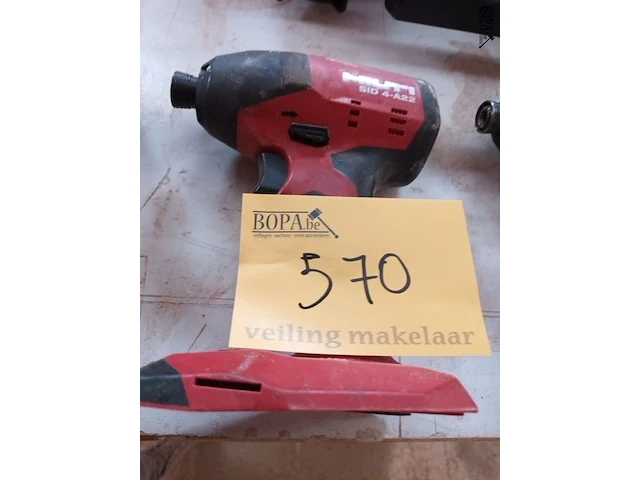 Lot 570 - accu slagschroefmachine hilti - afbeelding 1 van  2