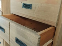 Lot 570 - houten ladekast. 2 stuks - afbeelding 4 van  5