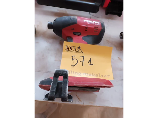 Lot 571 - accu slagschroefmachine hilti - afbeelding 1 van  2