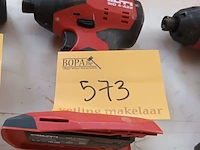 Lot 573 - accu slagschroefmachine hilti - afbeelding 1 van  2