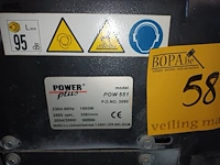 Lot 58 - compressor powerplus - afbeelding 2 van  5