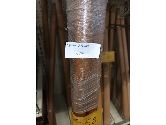 Lot 58 - greep met 3 tanden. 5 stuks - afbeelding 2 van  3