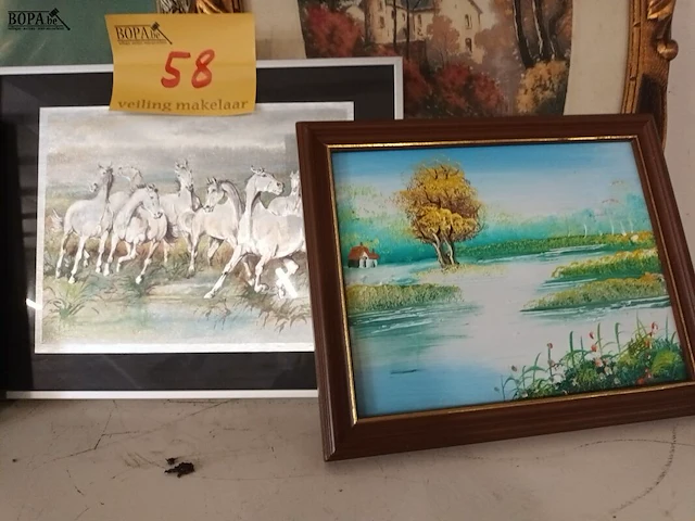 Lot 58 - kaders. 7 stuks - afbeelding 2 van  4