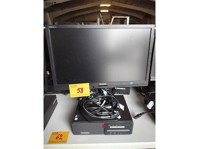 Lot 58 - lenovo thinkcentre computer - afbeelding 1 van  1