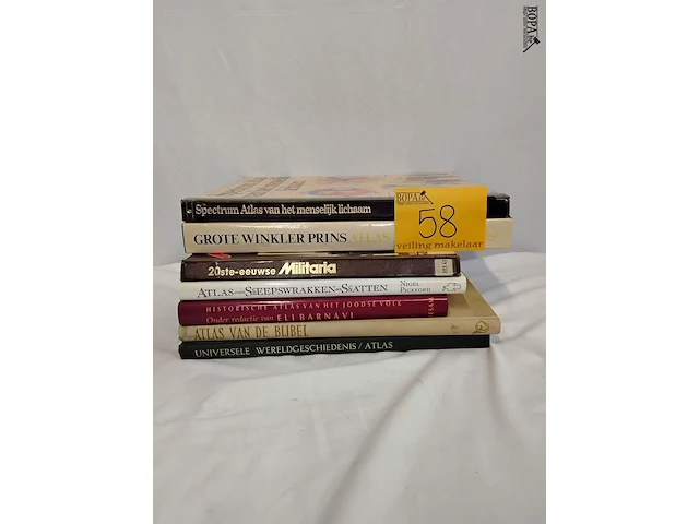 Lot 58 - lot atlassen, bijbel wereldgeschiedenis menselijke lichaam, - afbeelding 1 van  1