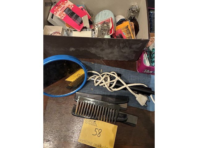 Lot 58 - lot haarspelden, krulspelden, krultang - afbeelding 2 van  3