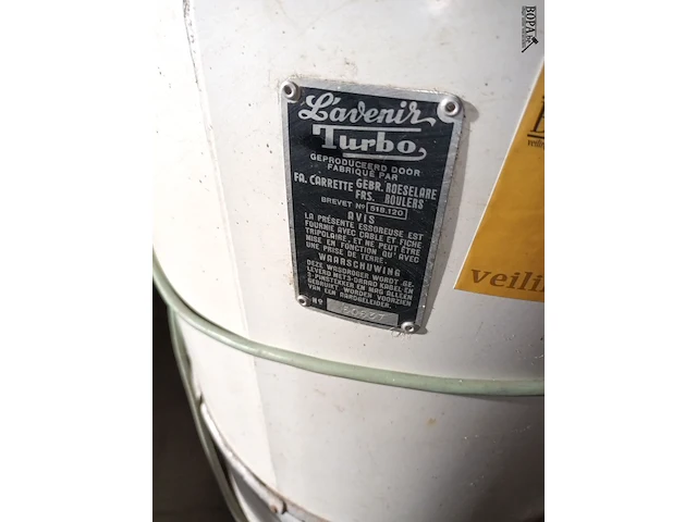 Lot 58 - retro wasmachine l’avenir turbo - afbeelding 2 van  3