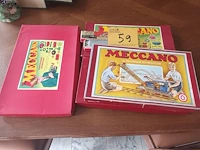 Lot 59 - meccano en mondharmonica. 5 stuks - afbeelding 1 van  5