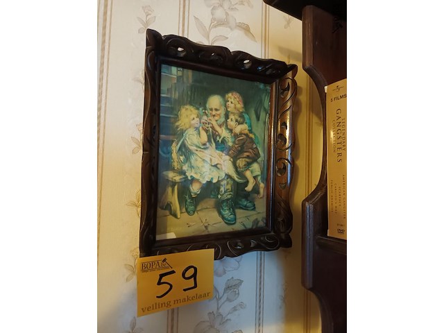 Lot 59 - tablet in porselein - afbeelding 1 van  4