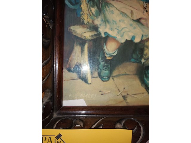 Lot 59 - tablet in porselein - afbeelding 3 van  4