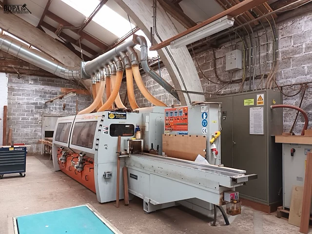 Lot 595 - vierzijdige schaafmachine leadermac - afbeelding 5 van  5