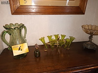 Lot 6 - antiek glaswerk. 4 stuks - afbeelding 1 van  4