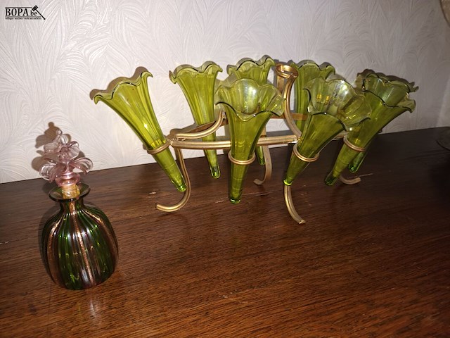 Lot 6 - antiek glaswerk. 4 stuks - afbeelding 3 van  4