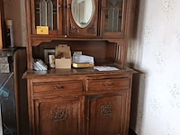 Lot 6 - art deco buffet kast met inhoud - afbeelding 1 van  6
