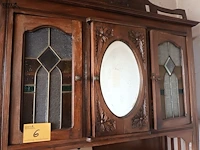 Lot 6 - art deco buffet kast met inhoud - afbeelding 2 van  6