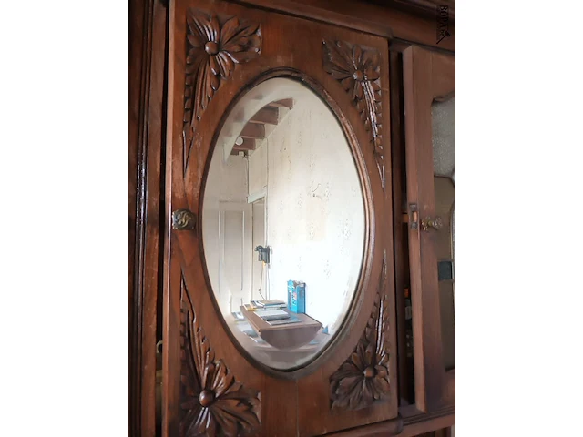 Lot 6 - art deco buffet kast met inhoud - afbeelding 3 van  6